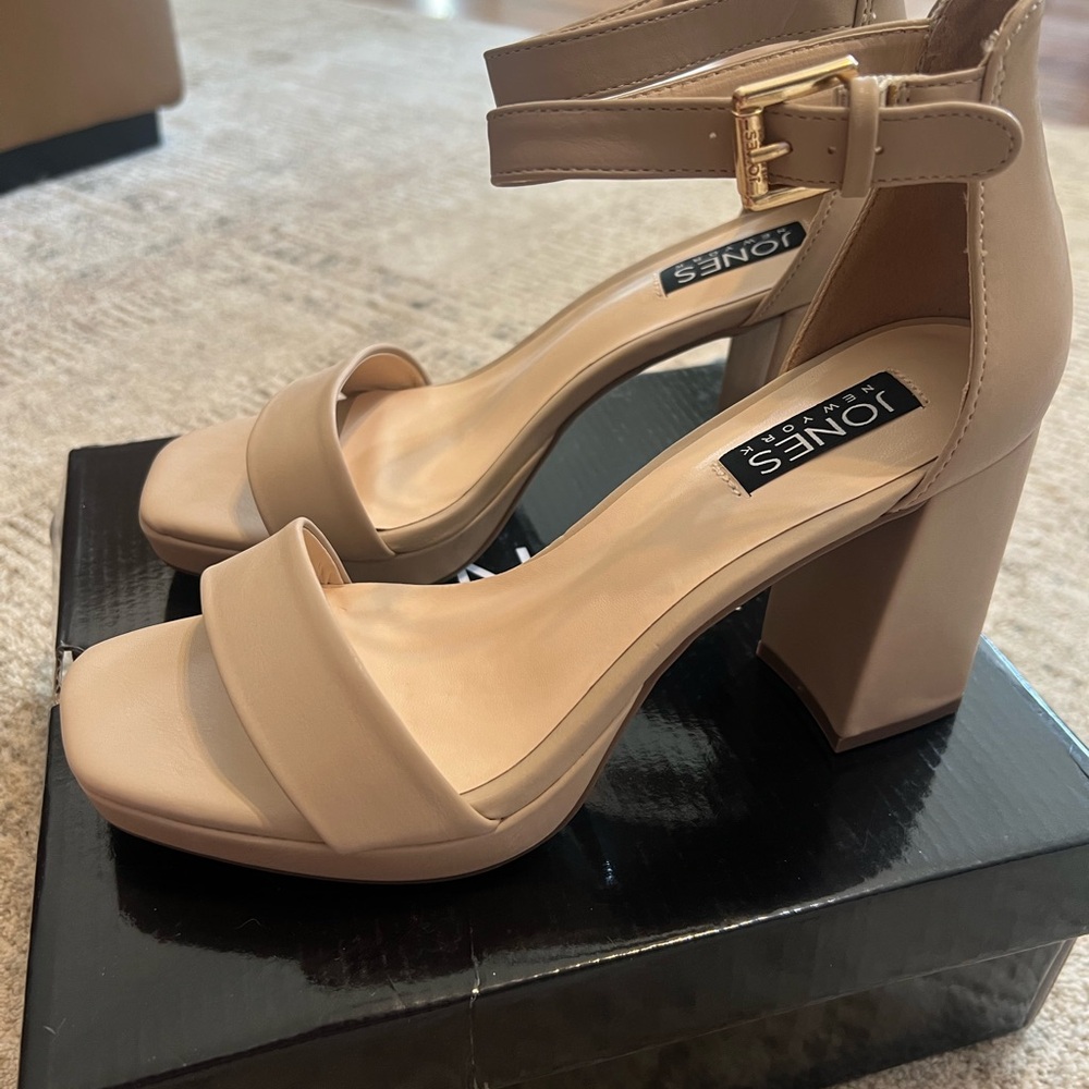 JONES NEW YORK TOREN PLATFORM DRESS SANDALS HEELS - Picture 8 of 12